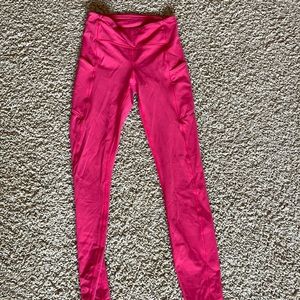 Hot pink lululemon leggings